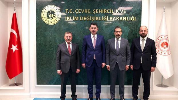 Gölbaşı Belediye Başkanı Odabaşı'ndan Bakan Kurum'a ziyaret