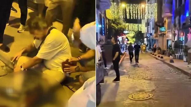 Beyoğlu'nda pitbull cinsi köpek terriere saldırdı; 'Köpeğini kontrol et' diyerek sahibini bıçakladı