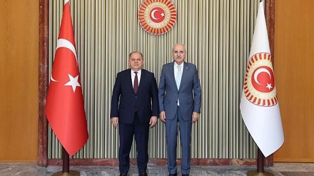 TBMM Başkanı Kurtulmuş, Yargıtay Başkanı Kerkez'i kabul etti