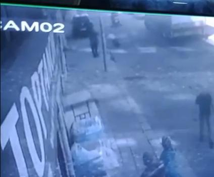 Miras tartışmasında ağabeyini tabanca ile yaraladığı anlar kamerada
