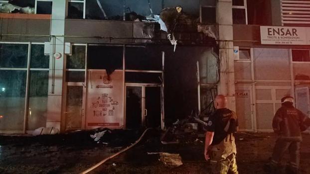 Bursa'da yumurta işletmesinde yangın (2)