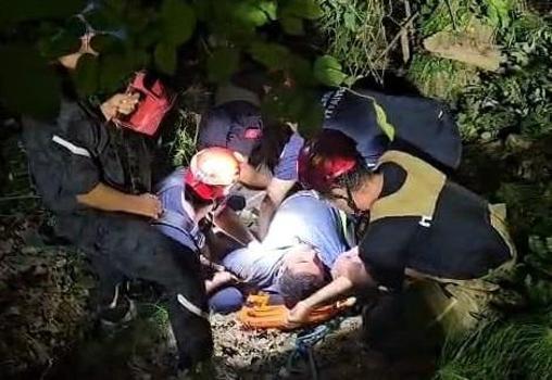 Bursa'da elektrikli bisiklet uçuruma yuvarlandı: 3 yaralı