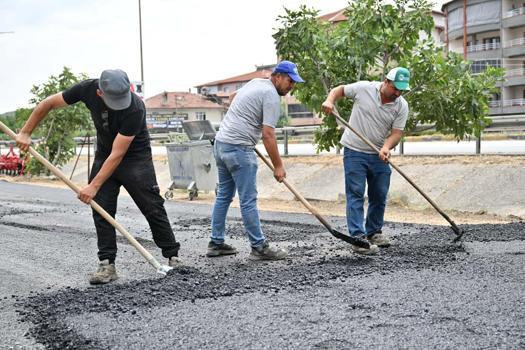 Kula Seyitali Mahallesi'nde sıcak asfalt çalışması tamamlandı