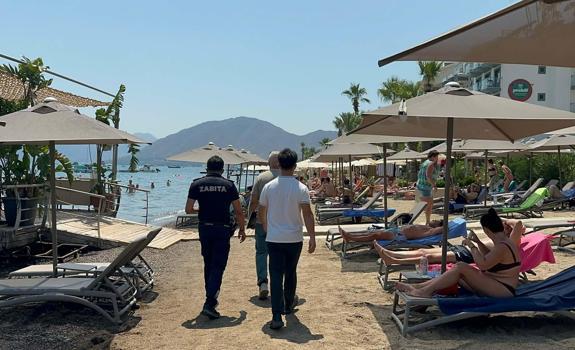 Marmaris'te kıyı kullanımına yönelik denetim