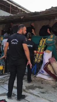 Hayvan yemi makinesine kapılan işçi ağır yaralandı
