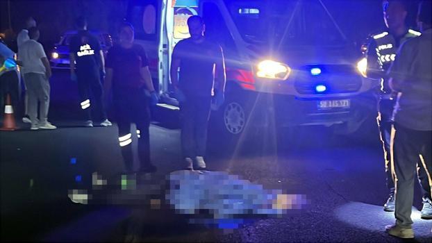 Otomobilin çarptığı yaya öldü; o anlar kamerada
