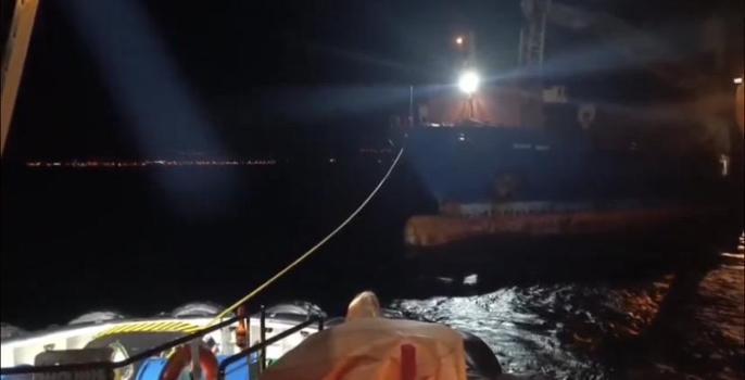Çanakkale Boğazı’nda gemi arızası