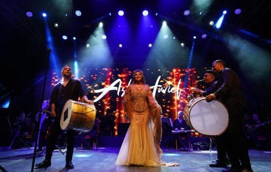 Aslı Hünel, Uluslararası Bursa Festivali’nde sahne aldı