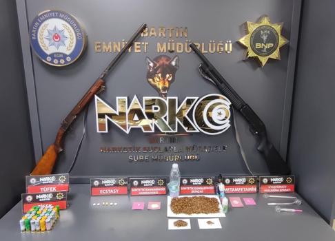 Bartın'da uyuşturucu operasyonu; 5 gözaltı