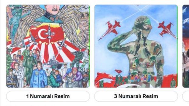'Kahramanım Mehmetçik ve Vatan' resim yarışması halk oylamasına açıldı