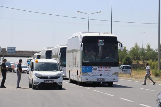 'Filistin Konvoyu' Diyarbakır’da