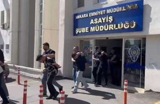 Ankara'da trafikte araçlarıyla drift atan 11 şüpheli gözaltına alındı