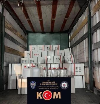 TIR’da 2 bin 400 litre etil alkol ele geçirildi
