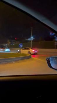 Otomobille drift atan aday sürücüye 140 bin lira ceza; sürücü belgesi iptal edildi