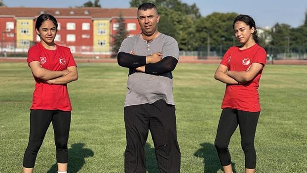 Babalarının izlettiği filmden etkilenip güreşe başlayan kız kardeşler, 5 Türkiye şampiyonluğu kazandı