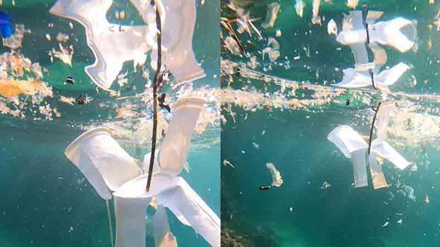 Mikroplastik kirliliği, su altında daha yoğun
