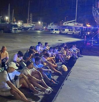 Muğla'da 25 kaçak göçmen yakalandı