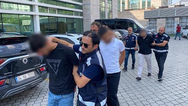 Kırtasiyeciyi darp olayında 3 şüpheli adliyeye sevk edildi