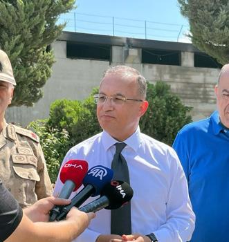 Gaziantep'te tekstil fabrikasında yangın (2)