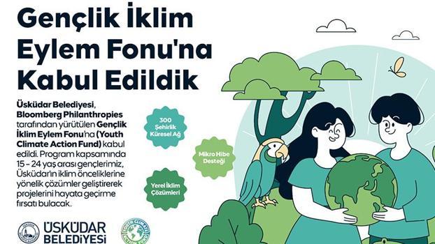 Üsküdar Belediyesi, Bloomberg Phılanthropıes Gençlik İklim Eylem Fonu’na kabul edildiğini duyurdu