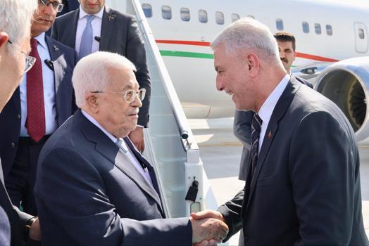 Filistin Devlet Başkanı Abbas, Türkiye'de