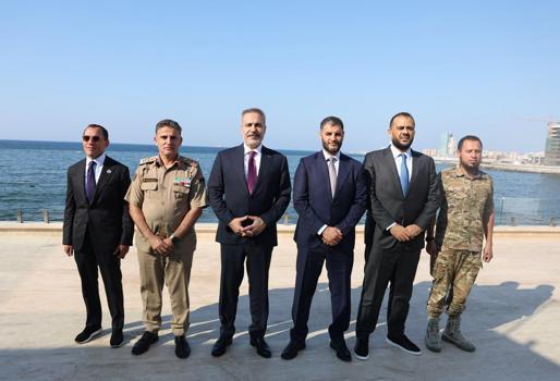 Bakan Fidan, Libya Başbakanının Ulusal Güvenlik Danışmanı Dibeybe ile görüştü