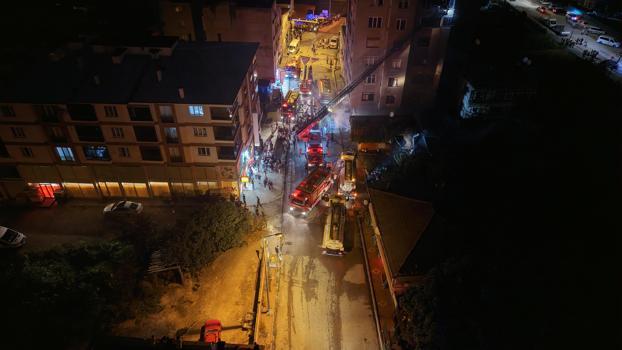 Samsun’da bir depoda yangın / Ek fotoğraflar