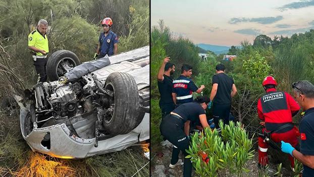 Muğla’da otomobil şarampole yuvarlandı: 1 ölü, 3 yaralı