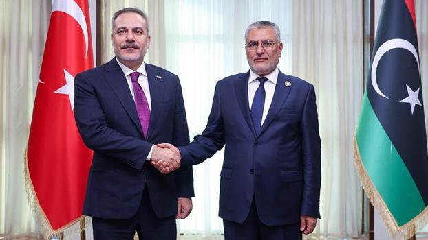 Bakan Fidan, Libya Yüksek Devlet Konseyi Başkanı Takala ile bir araya geldi