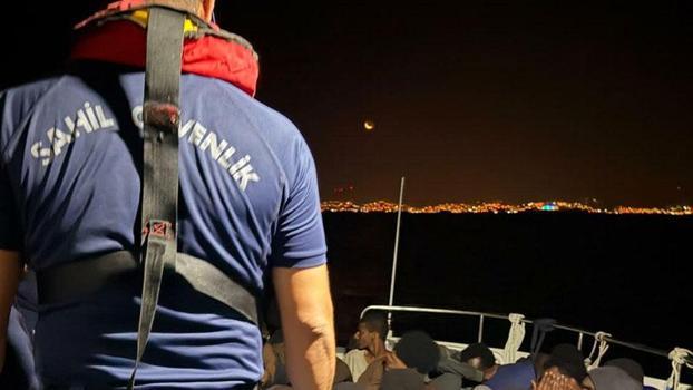 Kuşadası açıklarında 29 kaçak göçmen yakalandı