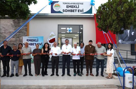 Toroslar’da ‘Emekli Sohbet Evi’ açıldı