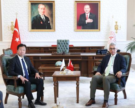 Bakan Memişoğlu, Japonya Temsilciler Meclisi Üyesi Masaki Ogushi ile bir araya geldi