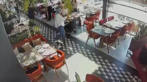 Zeytinburnu'nda restorana silahlı saldırı kamerada: 2 yaralı