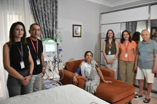 7 yıllık diyaliz hastasına evinde tedavi imkanı