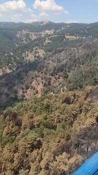 Aydın'daki orman yangını 2'nci gününde (2)