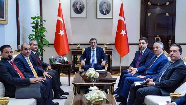 Cevdet Yılmaz, Irak Federal Yolsuzlukla Mücadele Komisyonu Başkanı Lami'yi kabul etti
