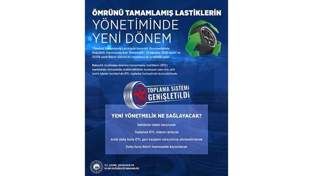 Atık lastik işleme tesisleri, ömrünü tamamlamış lastikleri toplayıp işleyebilecek