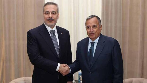 Dışişleri Bakanı Fidan, Arap Ligi Genel Sekreteri Fehmi ile bir araya geldi