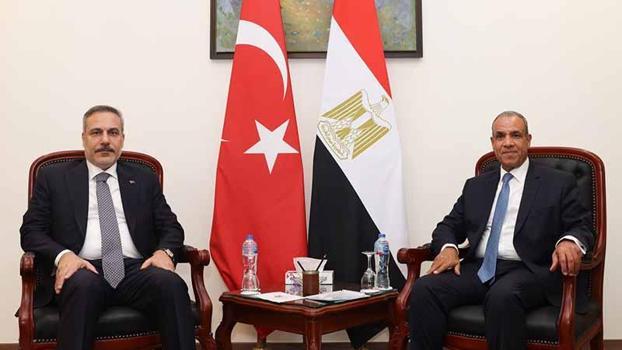 Bakan Fidan, Mısırlı mevkidaşı Abdülati ile bir araya geldi