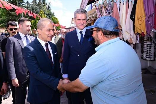 Vali Hüseyin Kök, Hacıbektaş'ta incelemelerde bulundu