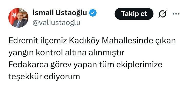 Balıkesir'de orman yangını (4)