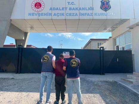Nevşehir’de 15 yıl hapisle aranan hükümlü yakalandı