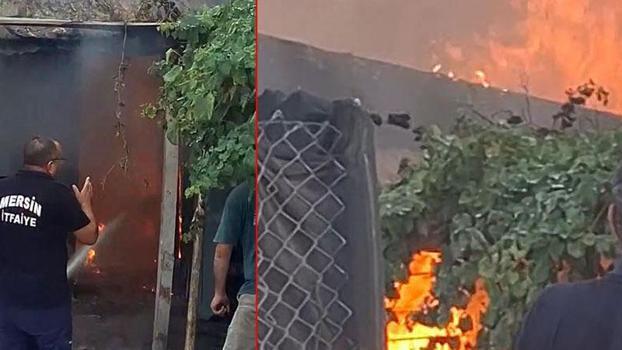 Mersin'de ailesiyle tartışıp, evini yakan şüpheli gözaltında