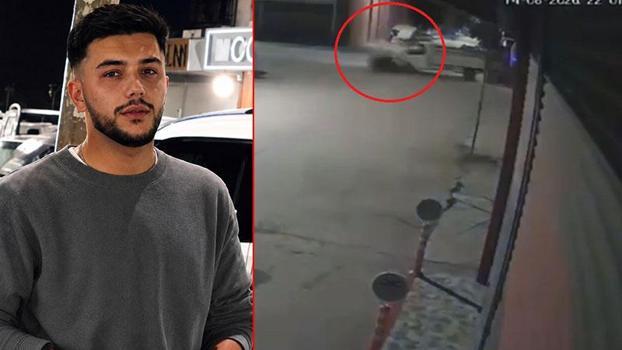 Motosiklet sürücüsünün öldüğü kaza anı kamerada