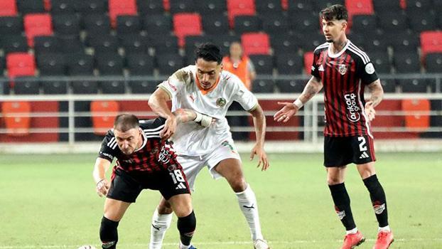 Gaziantep FK - Corendon Alanyaspor: 1-1