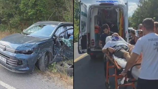 Çatalca'da 3 aracın karıştığı zincirleme kaza: 4 yaralı