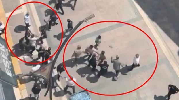 Mardin’de tekmeli ve yumruklu borç kavgası kamerada