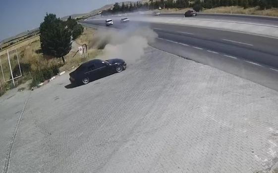 Konya'da 2 sürücünün öldüğü kazanın görüntüleri ortaya çıktı