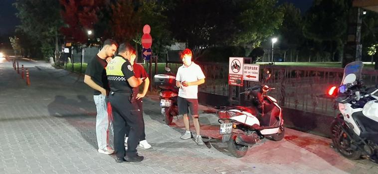 Karacabey’de motosiklet denetiminde 20 sürücüye 250 bin lira ceza