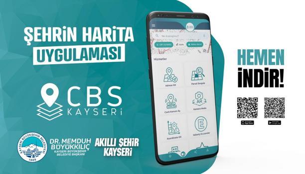 Büyükşehir’den  ‘CBS Kayseri Mobil Uygulaması’